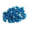 REVERSE Pedal Pins M4 Set 24x (Stahl) -Bike Zubehör 24 reverse pedal pins m4 set stahl blau
