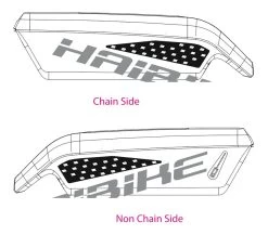 Sticker HAIBIKE SDURO For Bosch Battery 2018 11 Sticker HAIBIKE SDURO For Bosch Battery 2018 -Bike Zubehör Sticker HAIBIKE SDURO for Bosch Power Pack glosssy white black