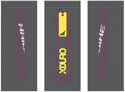 Aufkleber HAIBIKE Sduro/Xduro 2018 Für Bosch Akkuskidplate -Bike Zubehör aufkleber xduro haibike 2018 fuer bosch akkuskidplate e bike gelb titan