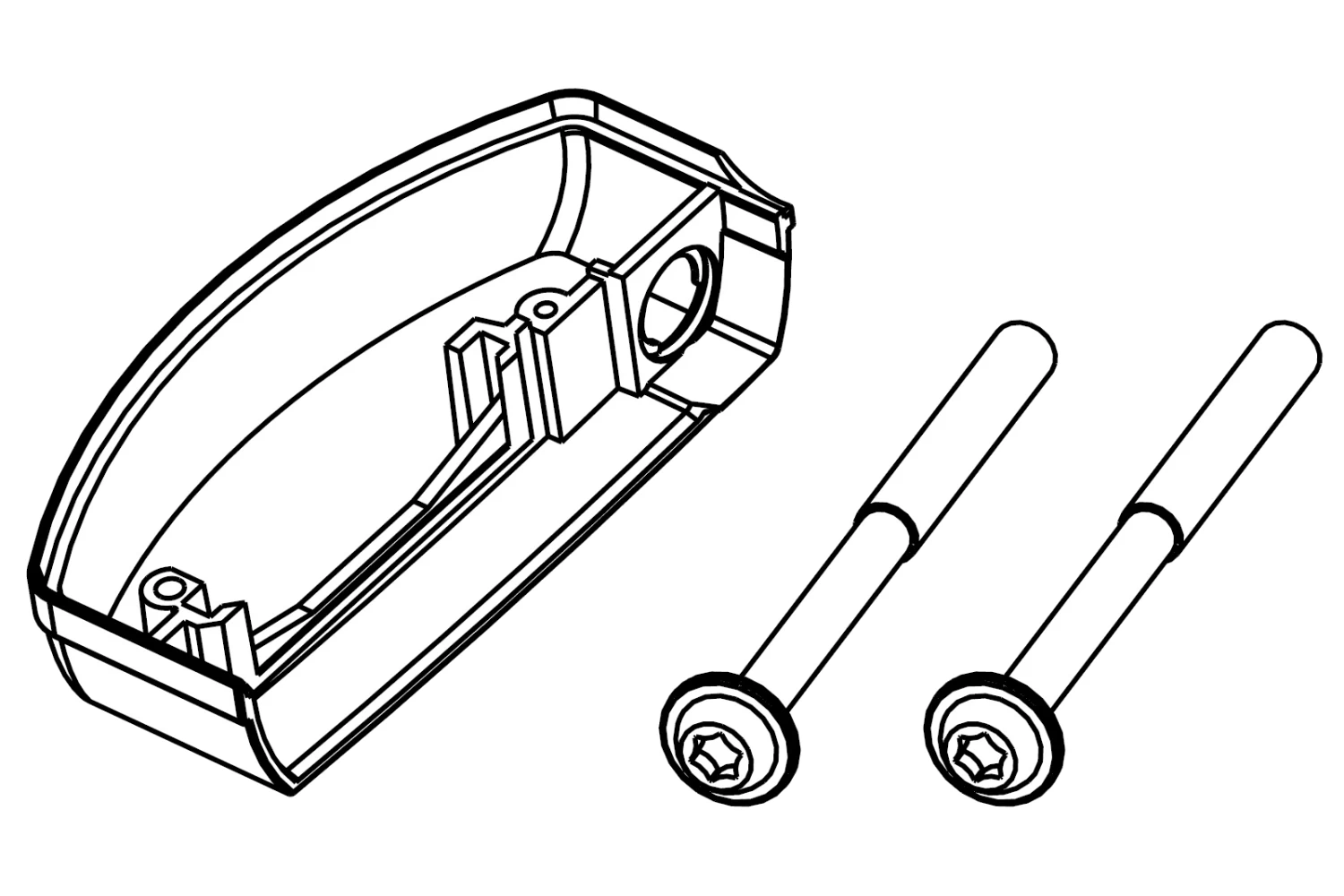 Bosch EBike Gepäckträgerakku Schließzylinder Deckel - Classic 3 Bosch EBike Gepäckträgerakku Schließzylinder Deckel - Classic
