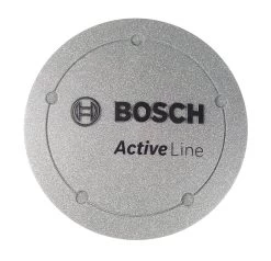 Bosch Motor LOGO-Deckel - Active Platin / Anthrazit -Bike Zubehör bosch e bike active line logo deckel 0