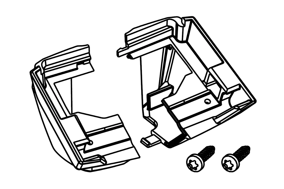 Bosch Rahmenakku Batteriehalter-Kit - Classic 3 Bosch Rahmenakku Batteriehalter-Kit - Classic