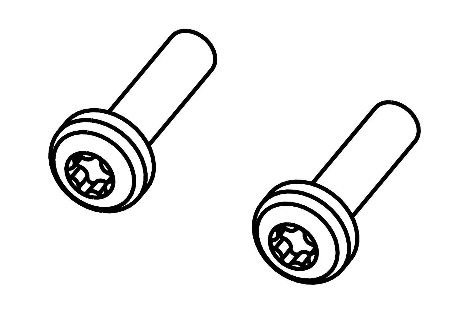 Bosch EBike Rahmenakku Batteriehalter-Kit Schraubensatz M5x20 - Classic 3 Bosch EBike Rahmenakku Batteriehalter-Kit Schraubensatz M5x20 - Classic