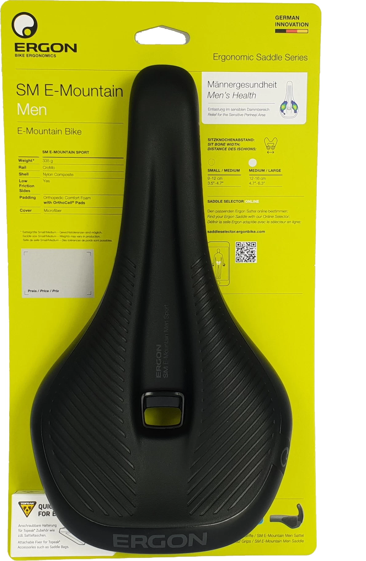 Ergon SM E-Mountain Sport E-Bike Sattel Stealth 6 Ergon SM E-Mountain Sport E-Bike Sattel Stealth – Bild 4