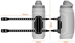 Fidlock Twist Bottle 590 Trinkflasche Transparent Schwarz + Uni Base 9 Fidlock Twist Bottle 590 Trinkflasche Transparent Schwarz + Uni Base -Bike Zubehör fidlock twist bottle 590 ml abmessung