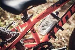 Fidlock Twist Bottle 450 Trinkflasche Transparent Schwarz + Uni Base -Bike Zubehör fidlock twist bottle uni base 450 ml snap connect