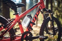 Fidlock Twist Bottle 450 Trinkflasche Transparent Schwarz + Uni Base -Bike Zubehör fidlock twist bottle uni base 450 ml twist release