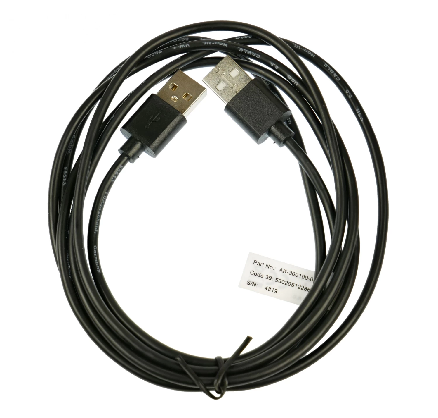 Flyer FIT 1.0 USB Data Cable A-connector Both Sides 3 Flyer FIT 1.0 USB Data Cable A-connector Both Sides