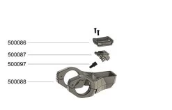 FIT 2.0 Halter Universal Set 35 Mm Für Display 7 FIT 2.0 Halter Universal Set 35 Mm Für Display -Bike Zubehör fit 2 0 halter universal set 35mm display skizze