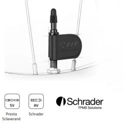 FIT 2.0 Reifendrucksensor -Bike Zubehör fit reifendrucksensor skizze