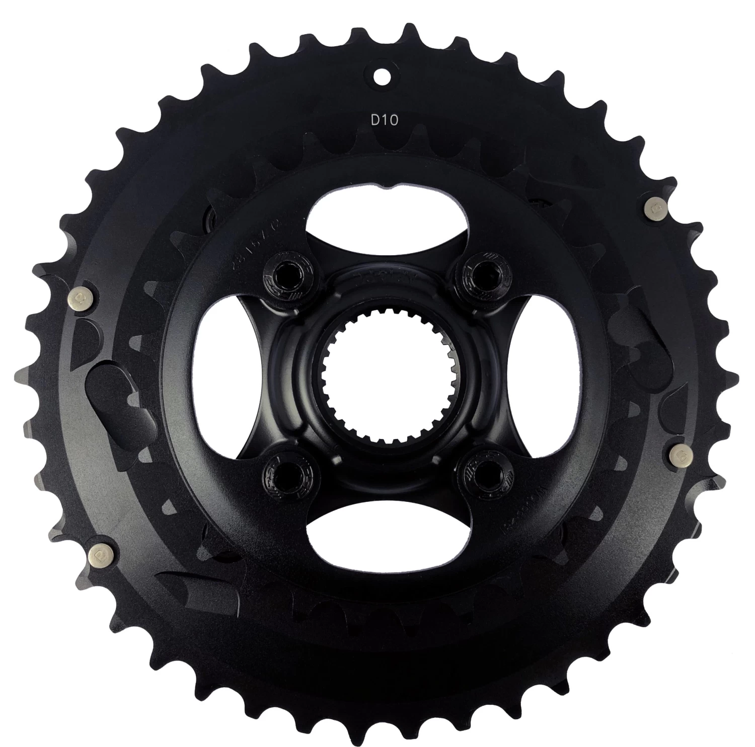 Giant Chainring Set 42/28 Teeth, 9 & 10-speed With Spider For Quick E + 3 Giant Chainring Set 42/28 Teeth, 9 & 10-speed With Spider For Quick E +