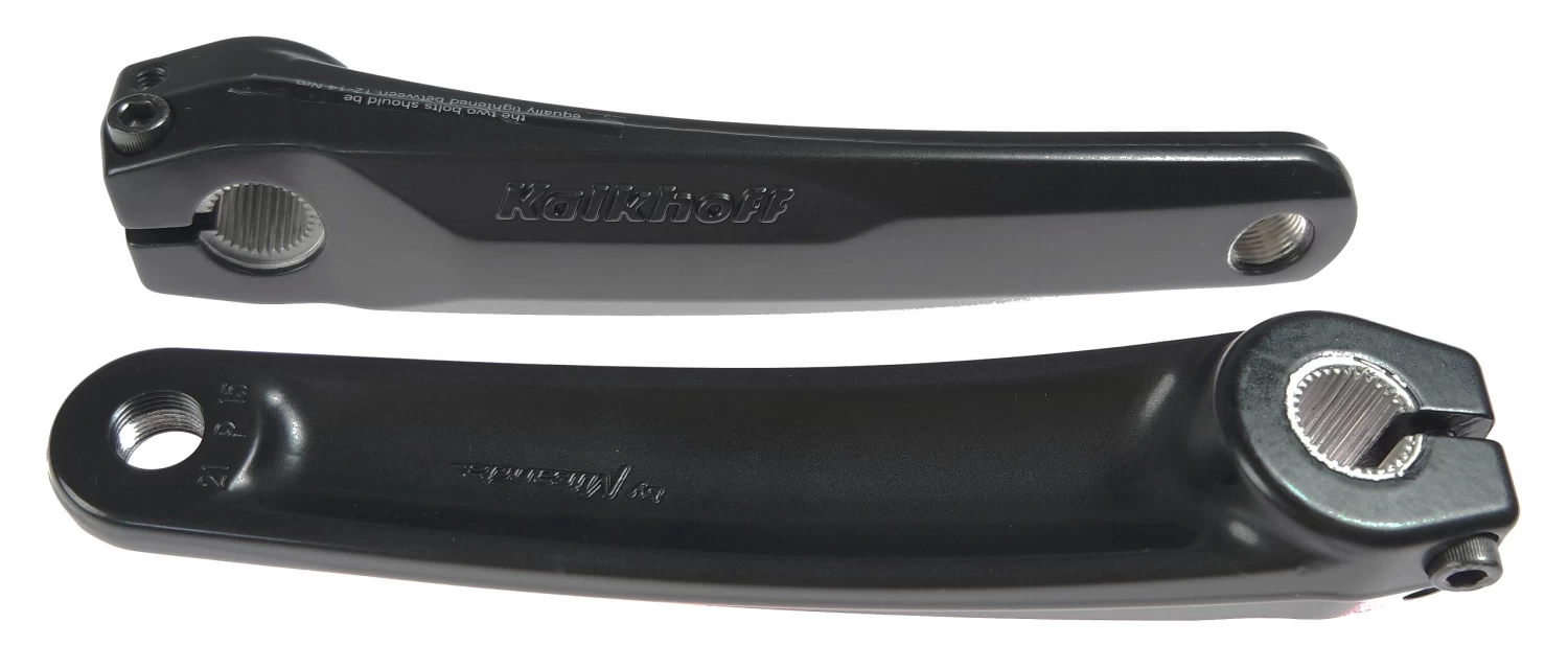 Kalkhoff Electric Bike Multi-edge Crank Set Black 3 Kalkhoff Electric Bike Multi-edge Crank Set Black