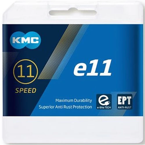 KMC E11 EPT - E-Bike Chain - 122 Links Silver 3 KMC E11 EPT - E-Bike Chain - 122 Links Silver
