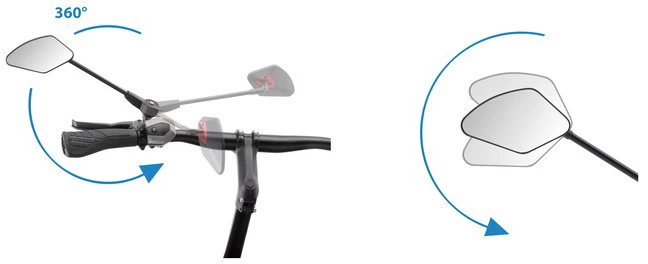 Krampe E-Bike Fahrradspiegel KF Cross - Klappbar 4 Krampe E-Bike Fahrradspiegel KF Cross - Klappbar – Bild 2