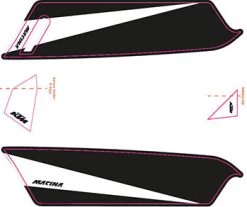 Aufkleber KTM Macina 2017 30 Aufkleber KTM Macina 2017 -Bike Zubehör ktm 2017e bike aufkleber schwarz matt weiss matt