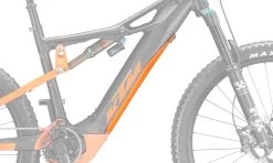 KTM PowerTube Battery Cover - Downtube -Bike Zubehör ktm powertube battery cover down tube orange matt 840118026