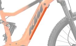 KTM PowerTube Battery Cover - Downtube -Bike Zubehör ktm powertube battery cover down tube orange matt 840218003