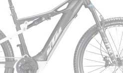 KTM PowerTube Battery Cover - Downtube -Bike Zubehör ktm powertube battery cover down tube white matt 840118027