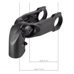 KTM Vorbau Mit Kiox-Halter 90mm Winkelverstellbar 0-60° 9 KTM Vorbau Mit Kiox-Halter 90mm Winkelverstellbar 0-60° -Bike Zubehör ktm vorbau kiox 90mm winkelverstellbar masse