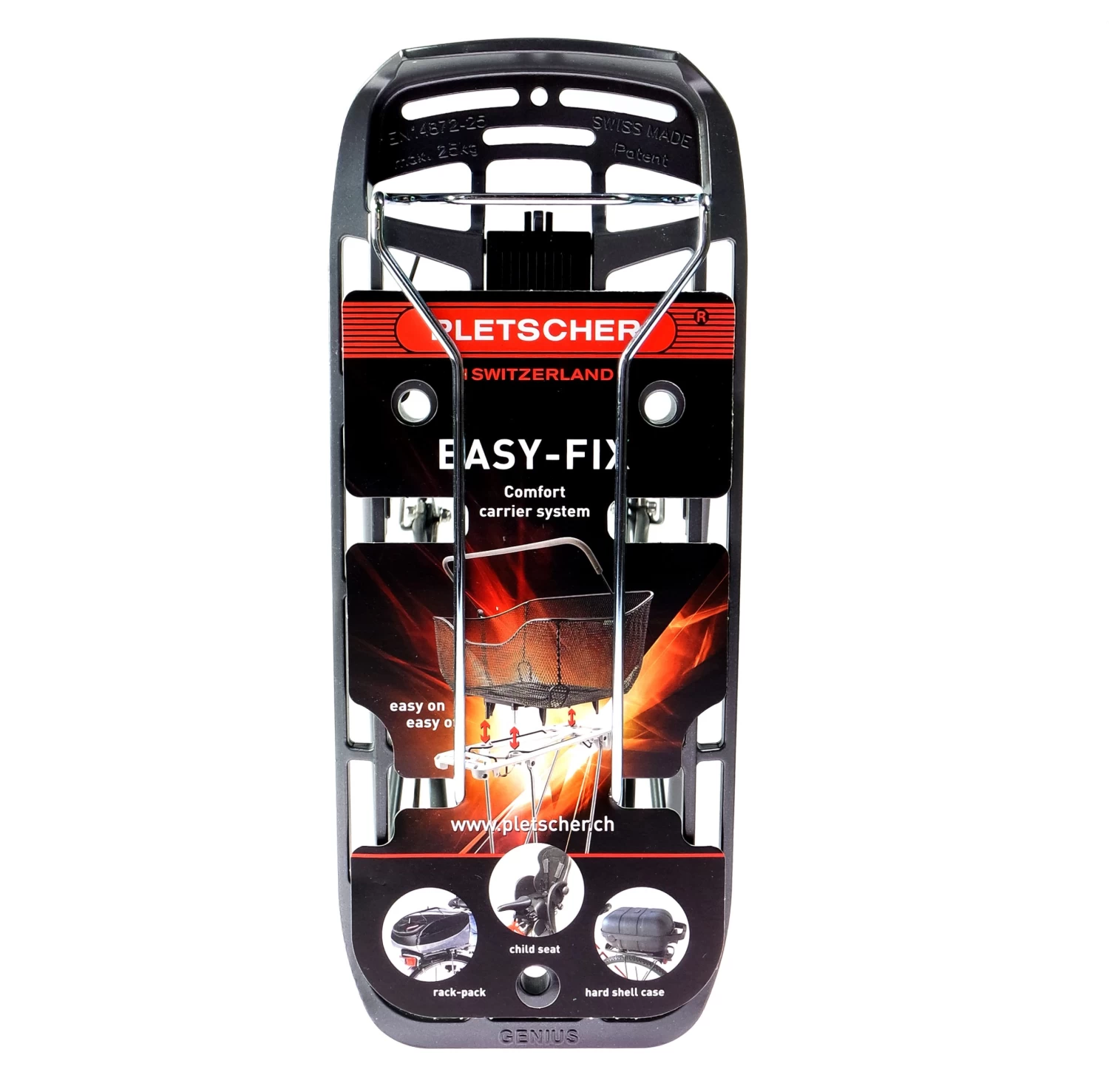 Pletscher Genius 28" Gepäckträger Für Flyer T-/L-Serie Ohne HS 4 Pletscher Genius 28" Gepäckträger Für Flyer T-/L-Serie Ohne HS – Bild 2