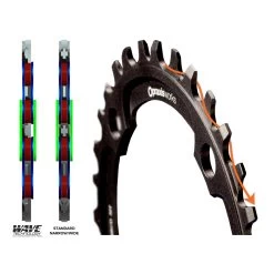 Praxis Works Wave™ Tech MTB Chainring Steel Bolt Circle 104 9 Praxis Works Wave™ Tech MTB Chainring Steel Bolt Circle 104 -Bike Zubehör praxis works wave tech chainring steel