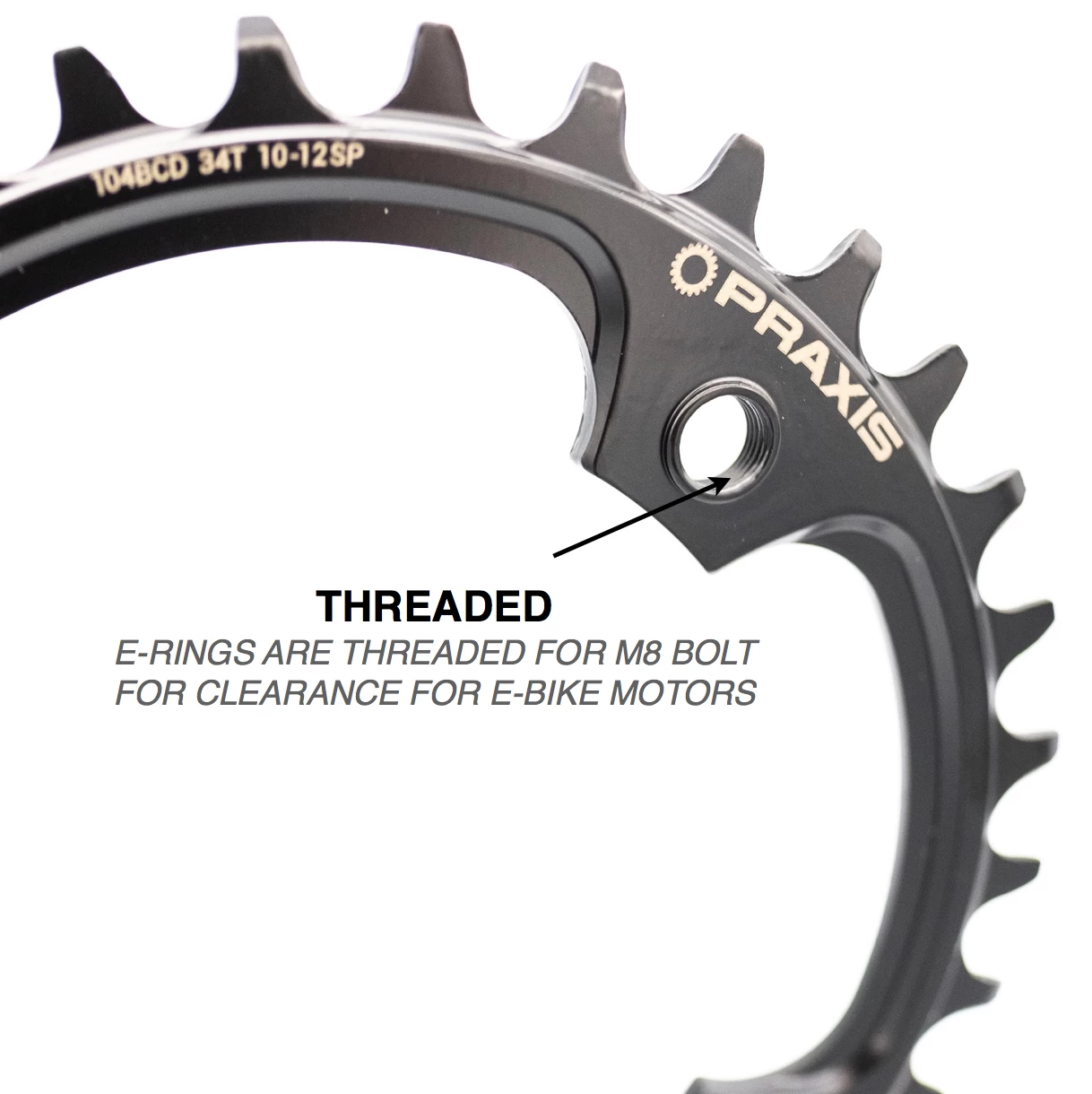 Praxis Works Wave™ Tech MTB Chainring Steel Bolt Circle 104 4 Praxis Works Wave™ Tech MTB Chainring Steel Bolt Circle 104 – Bild 2