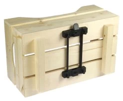 RACKTIME Holzbox "Woodpacker" Inkl. Snap-It 1.0 Systemadapter -Bike Zubehör racktime holz kiste holz box woodpacker echtholz