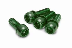 REVERSE Brake Adapter Screw Set 4 Pcs. M6x18mm 9 REVERSE Brake Adapter Screw Set 4 Pcs. M6x18mm -Bike Zubehör reverse brake adapter screw set 4 pcs m6 18mm green