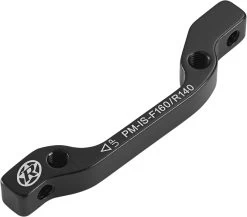 REVERSE Brake Disc Adapter IS-PM 160 FW+140 RW 17 REVERSE Brake Disc Adapter IS-PM 160 FW+140 RW -Bike Zubehör reverse brake disc adapter is pm 160 vr plus140 hr black