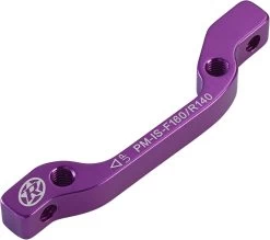 REVERSE Brake Disc Adapter IS-PM 160 FW+140 RW 14 REVERSE Brake Disc Adapter IS-PM 160 FW+140 RW -Bike Zubehör reverse brake disc adapter is pm 160 vr plus140 hr purple