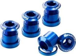 REVERSE E-Bike Chainring Bolts Set 16 REVERSE E-Bike Chainring Bolts Set -Bike Zubehör reverse e bike colored chainring bolts set dark blue