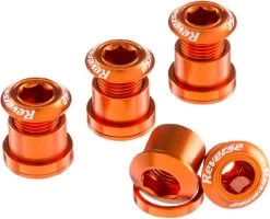 REVERSE E-Bike Chainring Bolts Set 14 REVERSE E-Bike Chainring Bolts Set -Bike Zubehör reverse e bike colored chainring bolts set orange