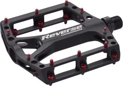 REVERSE Pedal Black ONE - Paar -Bike Zubehör reverse pedal black one schwarz rot