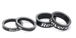 REVERSE Spacer Set Carbon 1 1/8" (Schwarz)