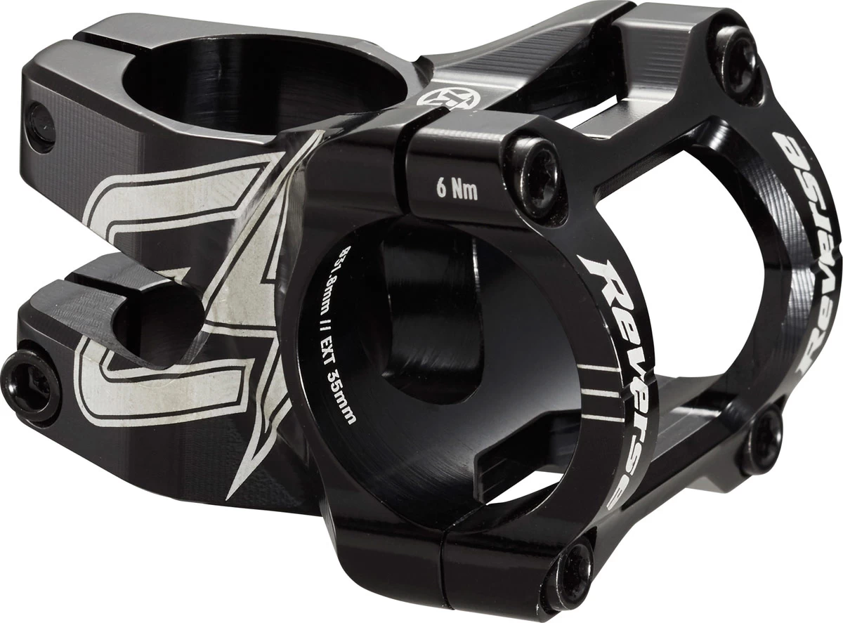 REVERSE Vorbau E-Black-ONE Enduro 35 / 50 Mm Ø31,8mm (schwarz/grau) 4 REVERSE Vorbau E-Black-ONE Enduro 35 / 50 Mm Ø31,8mm (schwarz/grau) – Bild 2