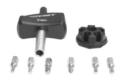 Ritchey Torque Key Drehmomentschlüssel Mit Verschiedenen Bits -Bike Zubehör ritchey torqkey drehmomentschluessel 5nm innensechskant kreuz torx 3