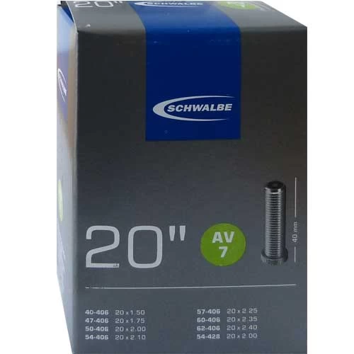 Schwalbe Schlauch AV7 40-62/406 3 Schwalbe Schlauch AV7 40-62/406