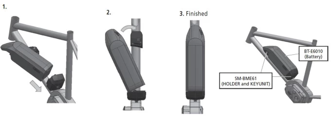 Shimano STEPS Rahmen-Akku BT-E6010 418 Wh Schwarz 4 Shimano STEPS Rahmen-Akku BT-E6010 418 Wh Schwarz – Bild 2
