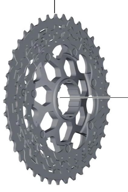 SHIMANO Sprocket Unit For XT CS-M8000 | 11-40T | 11-42T | 11-46T 3 SHIMANO Sprocket Unit For XT CS-M8000 | 11-40T | 11-42T | 11-46T