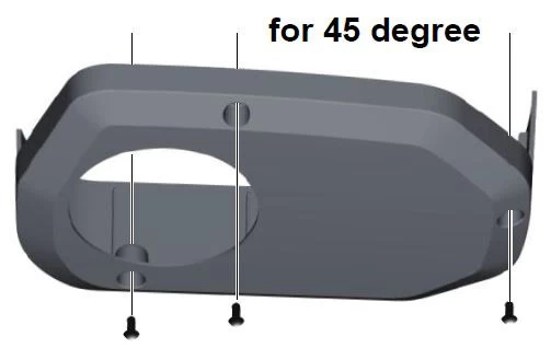 Shimano E-Bike Housing 45 Degrees For Drive Unit STePS DU-E6001 4 Shimano E-Bike Housing 45 Degrees For Drive Unit STePS DU-E6001 – Bild 2