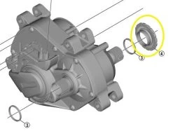 SHIMANO Verschlussring Für STEPS Antriebseinheit DU-E6100 | DU-E7000 | DU-E8000