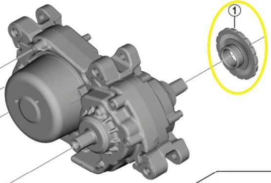 SHIMANO Verschlussring Für STEPS Antriebseinheit DU-E5000 3 SHIMANO Verschlussring Für STEPS Antriebseinheit DU-E5000
