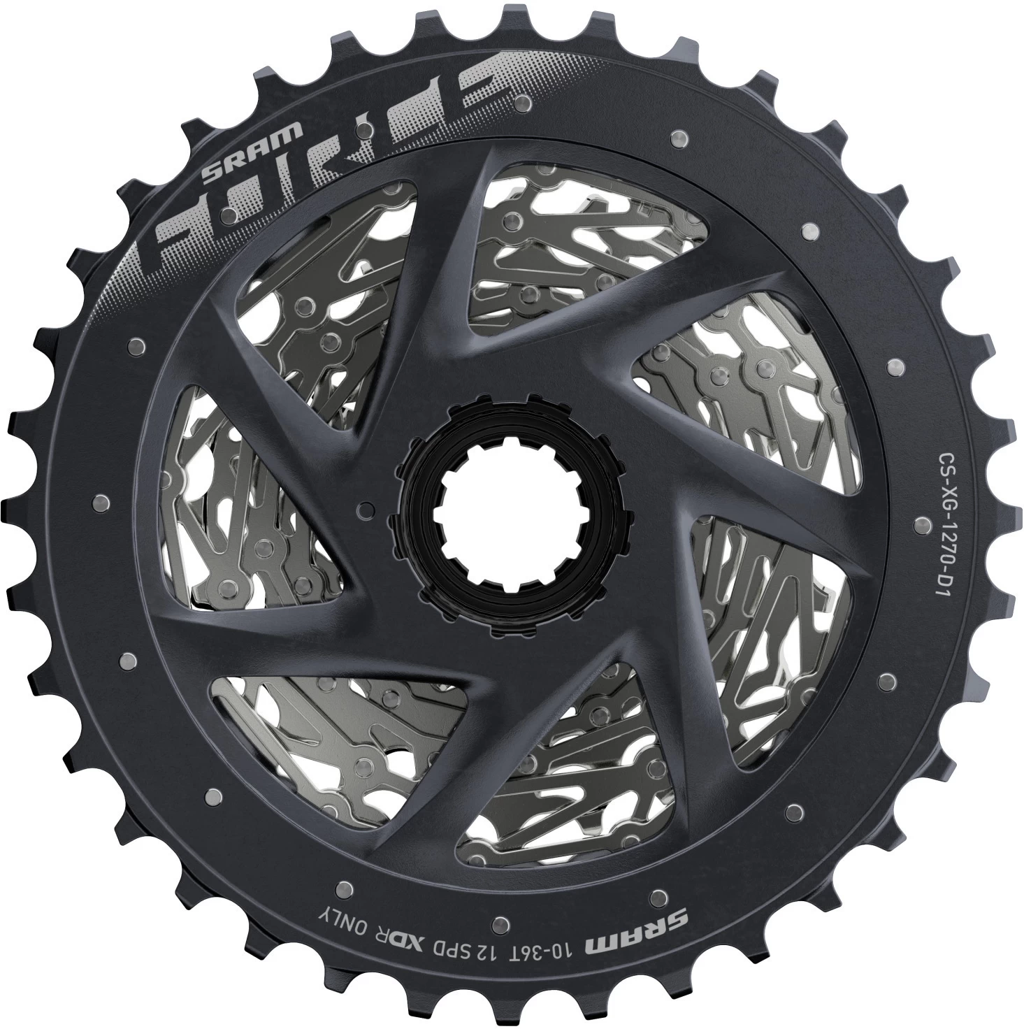 SRAM XG-1270 Cassette 12-speed 10-36 Teeth 4 SRAM XG-1270 Cassette 12-speed 10-36 Teeth – Bild 2