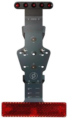 SUPERNOVA L1e Legal Kit Kennzeichenhalterung Inkl. Reflektor Für S-Pedelecs