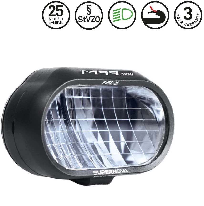 Supernova M99 MINI PURE E-25 Scheinwerfer 3 Supernova M99 MINI PURE E-25 Scheinwerfer