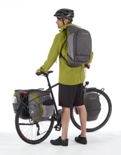 Vaude Karakorum Pro Hinterradtasche Set 3-teilig -Bike Zubehör vaude karakorum pro am fahrrad 2