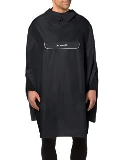 Vaude Valdipino Regen-Poncho -Bike Zubehör vaude valdipino regen poncho schwarz vorn